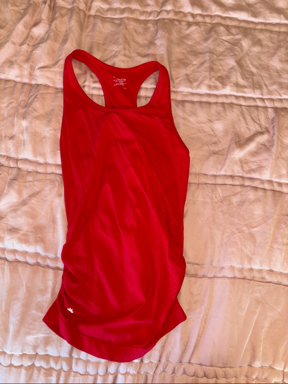 Athleta Bright Red Racerback Workout Tank